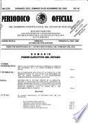 Periódico oficial del gobierno