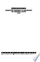 Periodismo, premios del concurso 30 aniversario del periódico Acción