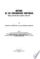 Período universitario de los primeros Borbones