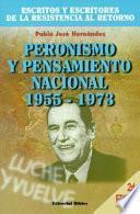 Peronismo y pensamiento nacional, 1955-1973