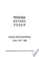 Persona, estado, poder