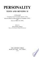 Personality Tests and Reviews II