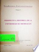 Perspectiva histórica de la Universidad de Michoacán