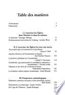 Perspectives actuelles sur l'œcuménisme