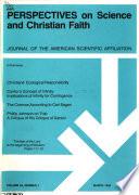 Perspectives on Science and Christian Faith