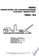 Perú, directorio de exportadores