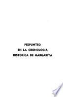 Pespunteo en la cronología histórica de Margarita