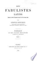 Phèdre et ses anciens imitateurs directs et indirects