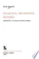 Picaresca, decadencia, historia