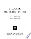 Picasso, obra grafica - 1954-1965