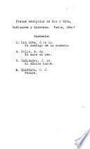 Piezas escogidas de Hos y Mota, Solis, Cañizares y Quintana