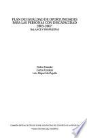 Plan de igualdad de oportunidades para las personas con discapacidad, 2003-2007