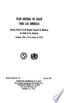 Plan decenal de salud para las Américas
