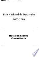 Plan nacional de desarrollo, 2002-2006