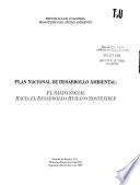 Plan nacional de desarrollo ambiental