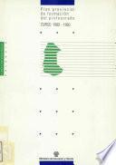 Plan provincial de formación del profesorado. Curso 1992-1993. Dirección Provincial de Palencia