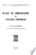 Planes de urbanización de ciudades españolas