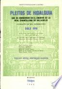 Pleitos de hidalguía que se conservan en el Archivo de la Real Chancillería de Valladolid: Medina-Montenegro Calderon