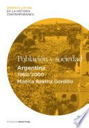 Población y sociedad. Argentina (1960-2000)