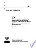 Pobreza rural y políticas de desarrollo