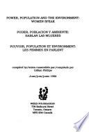Poder, Población, Y Ambiente