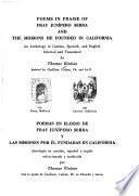 Poems in Praise of Fray Junipero Serra and the Missions He Founded in California
