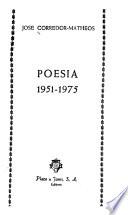 Poesía, 1951-1975