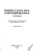Poesía catalana contemporánea