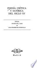 Poesía crítica y satírica del siglo XV