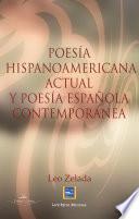 Poesía hispanomerica actual y poesía española contemporanea