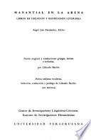 Poesía original y traducciones griegas, latinas, e italianas