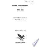 Poesía universitaria, 1982-1983