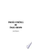 Poesía y poética de Angel Crespo