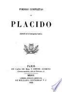 Poesias completas de Placido (Gabriel de la Concepción Valdés)