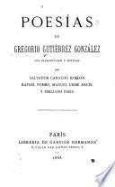 Poesías de Gregorio Gutiérrez González