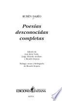 Poesías desconocidas completas
