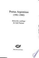 Poetas argentinas, 1961-1980
