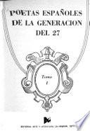 Poetas españoles de la generación del 27