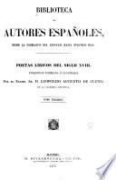Poetas liricos del siglo XVIII.