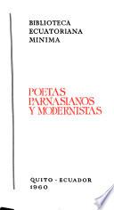 Poetas parnasianos y modernistas