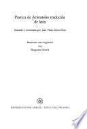 Poética de Aristóteles traducida del latín