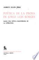 Poética de la prosa de Jorge Luis Borges