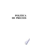 Politíca de precios