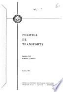Política de transporte
