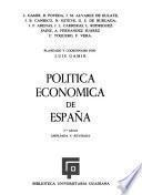 Política económica de España
