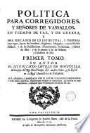Política para Corregidores y Señores Vasallos