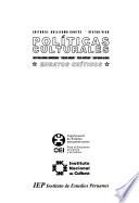 Políticas culturales