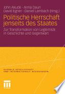 Politische Herrschaft jenseits des Staates