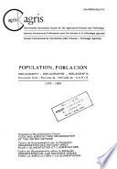 Population Bibliography Extracted from AGRIS (1975-1983)