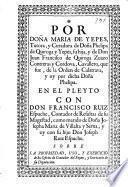 Por Doña Maria de Yepes, Tutora, y curadora de Doña Phelipa de Quiroga y Yepes, su hija y de Don Juan Francisco de Quiroga Zuazo Contreras y Cordova, Cavallero, que fue, de la Orden de Calatrava ... en el pleito con Don Francisco Ruiz Espuche, contador de resultas de su Magestad, como marido de Doña Josepha Maria de Villalta y Serna y oy con su hijo Don Joseph Ruiz Espuche sobre la propiedad , uso y exercicio de los Oficios de Contador del Reyno, y Secretario de su Diputacion